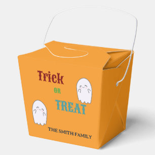 Cute Ghost Trick or Treat Halloween  Favour Box