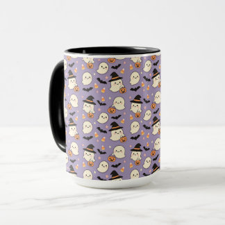 Cute Ghost Trick-or-Treat Halloween Mug