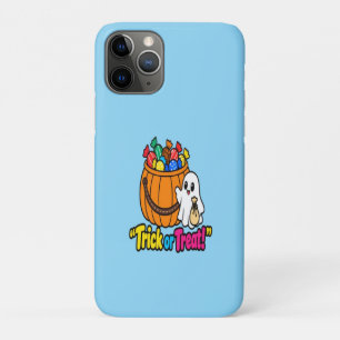 Cute Ghost Trick or Treat Halloween Pattern Phone iPhone 11 Pro Case