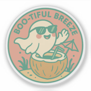 Cute Ghost Tropical Drink