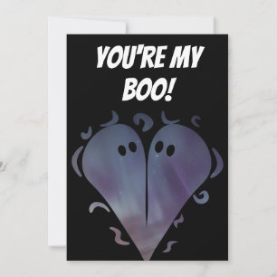 Cute Ghost Valentines Day Card