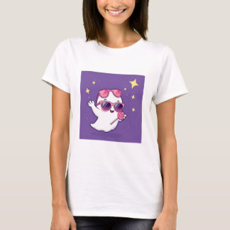 Cute Ghost with Lollipop T-Shirt