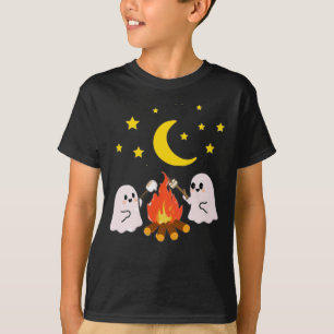 Cute ghosts friends for Halloween T-Shirt