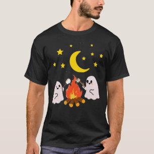 Cute ghosts friends for Halloween T-Shirt
