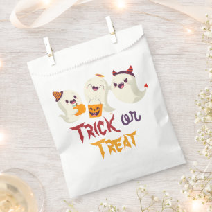 Cute Ghosts Halloween Birthday Trick or Treat Favour Bags