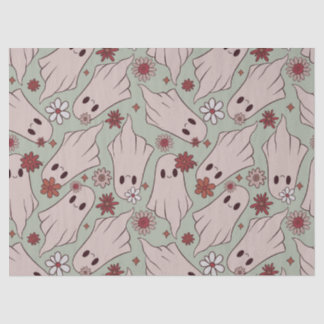 Cute Ghosts Halloween  Tissue Paper