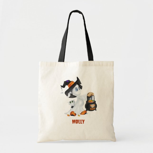 Cute Ghosts Halloween  Tote Bag (Front)