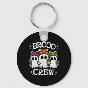 Cute Ghosts Ice Coffee - Halloween Ghost Coffee - Key Ring