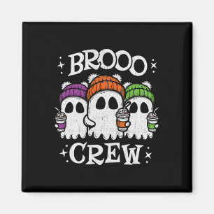 Cute Ghosts Ice Coffee - Halloween Ghost Coffee -  Magnet