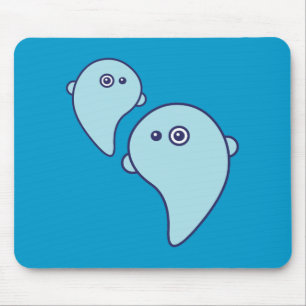 Cute Ghosts Mouse Mat