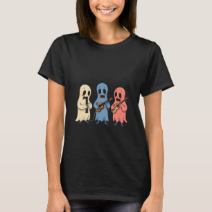 Cute ghosts playing music instruments T-Shirt