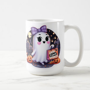 Cute Ghoul friend Approved Halloween Coffee Mug