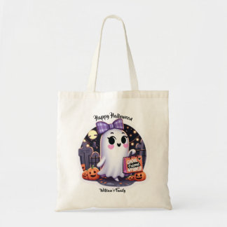 Cute Ghoul friend Approved Halloween Tote Bag