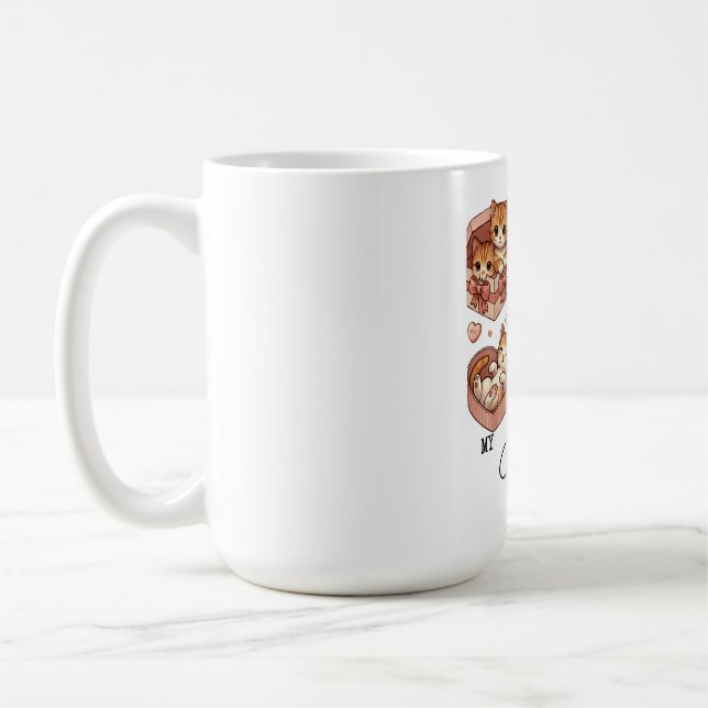  cute gift cat Coffee Mug (Left)
