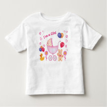 Cute gift Colourful Toddler Girl Shirt