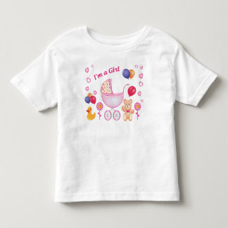 Cute gift Colourful Toddler Girl Shirt