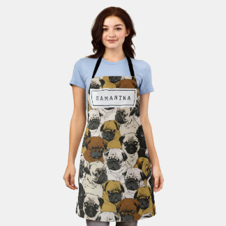 Cute Gift for Dog Lover Dog Mum/Dad Personalised Apron