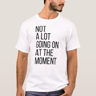 Cute Gift - Not A Lot Going On At The Moment T-Shirt