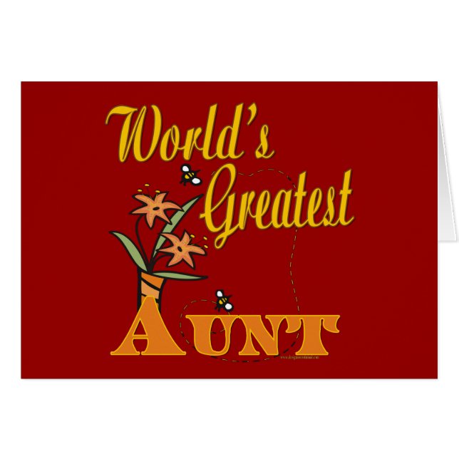 Cute Gifts For Aunts (Front Horizontal)