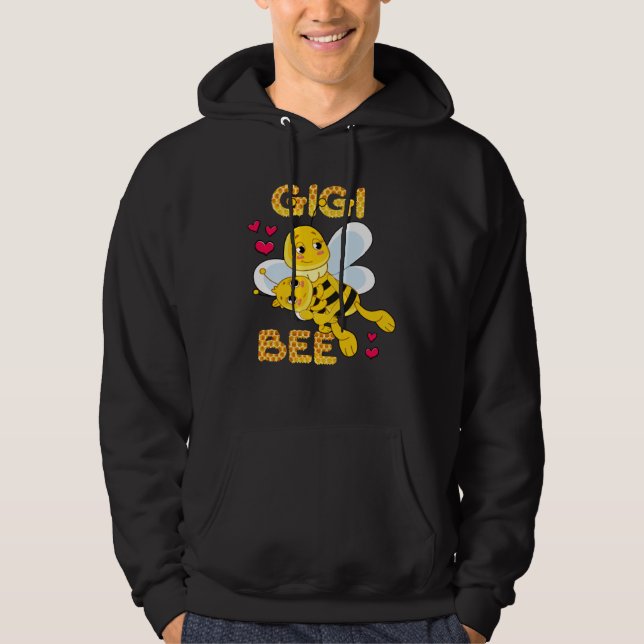 Cute Gigi Bee Mother's Day Beekeeper Matching Fami Hoodie (Front)