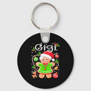 Cute Gigi Gingerbread Family Matching Christmas Co Key Ring