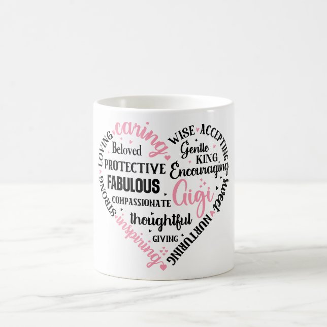 Cute Gigi/Heart Definition Coffee Mug (Center)