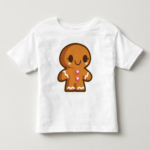 Cute Gingberbread Man Toddler T-Shirt