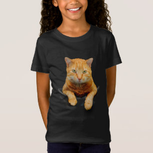 CUTE GINGER CAT IN A POCKET  T-Shirt
