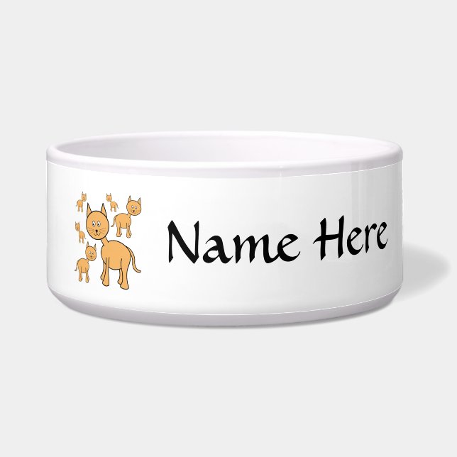 Cute Ginger Cats.  Cat Cartoon. (Front)