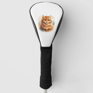Cute Ginger Tabby Cat  Classic T-Shirt Golf Head Cover