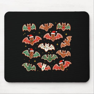 Cute Gingerbread Bats Soky Christmas Cookie Merry  Mouse Mat