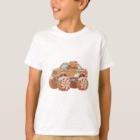 Cute Gingerbread Candy Monster Truck – Festive Hol