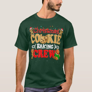 Cute Gingerbread Christmas Cookie Baking Crew T-Shirt