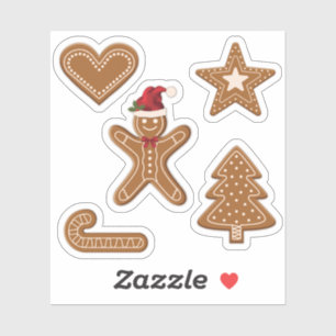 Cute Gingerbread Christmas Cookie Shapes