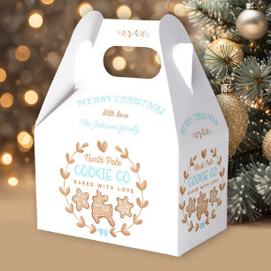 Cute Gingerbread Christmas Cookies Exchange Favour Box