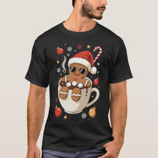Cute Gingerbread Christmas Holiday T-Shirt