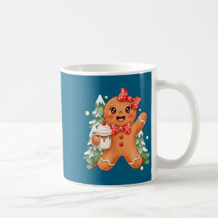Cute Gingerbread Christmas Snow Xmas For Men Women Coffee Mug
