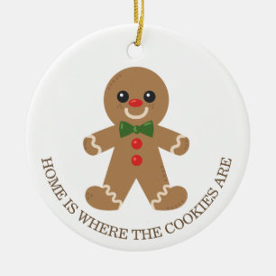 Cute Gingerbread Cookie Christmas Ornament Year