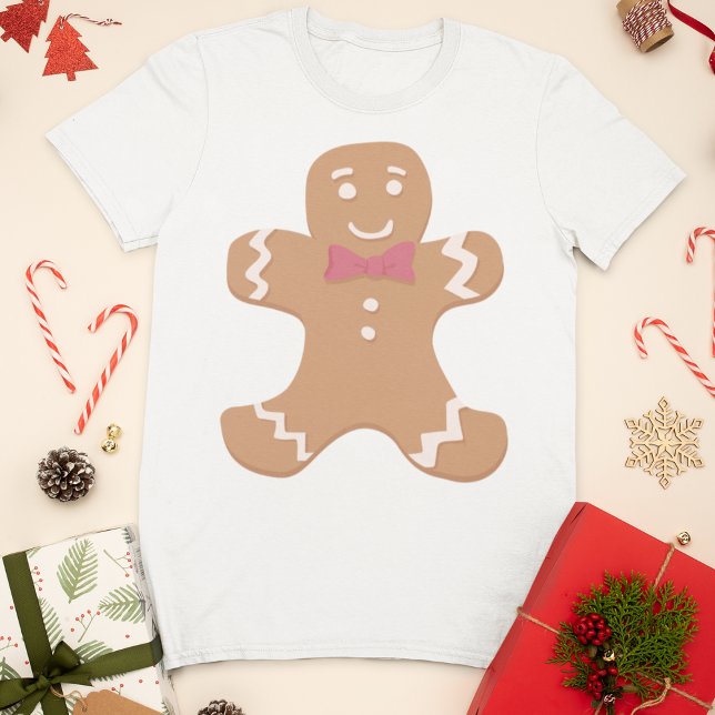Cute Gingerbread Cookie T-Shirt (Creator Uploaded)
