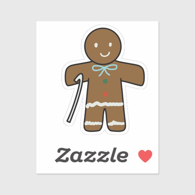 Cute Gingerbread for Book and Gift Custom Cut   (Sheet)