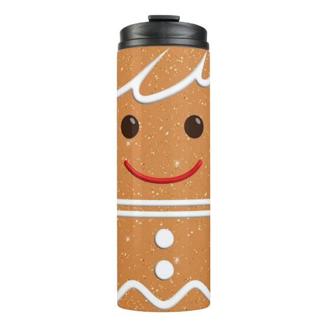 Cute Gingerbread Girl  Thermal Tumbler (Front)
