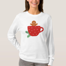 Cute gingerbread man Christmas T-Shirt