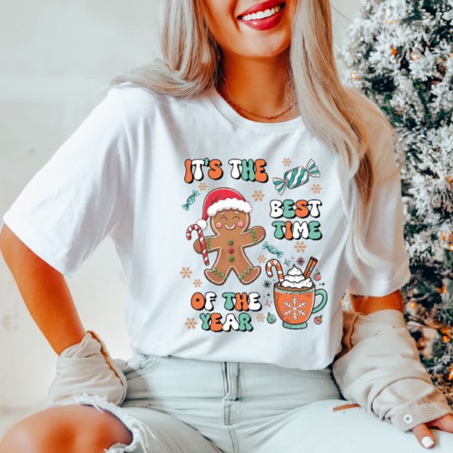Cute Gingerbread Man Christmas T-Shirt  (Creator Uploaded)