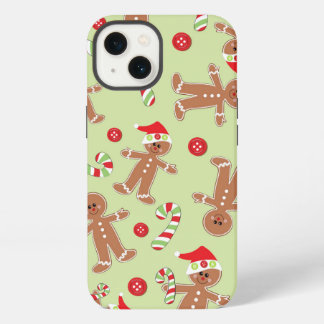 Cute Gingerbread Man Festive Christmas Candy Theme iPhone 13 Case