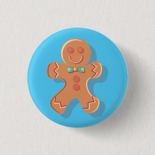 Cute Gingerbread Man Pin