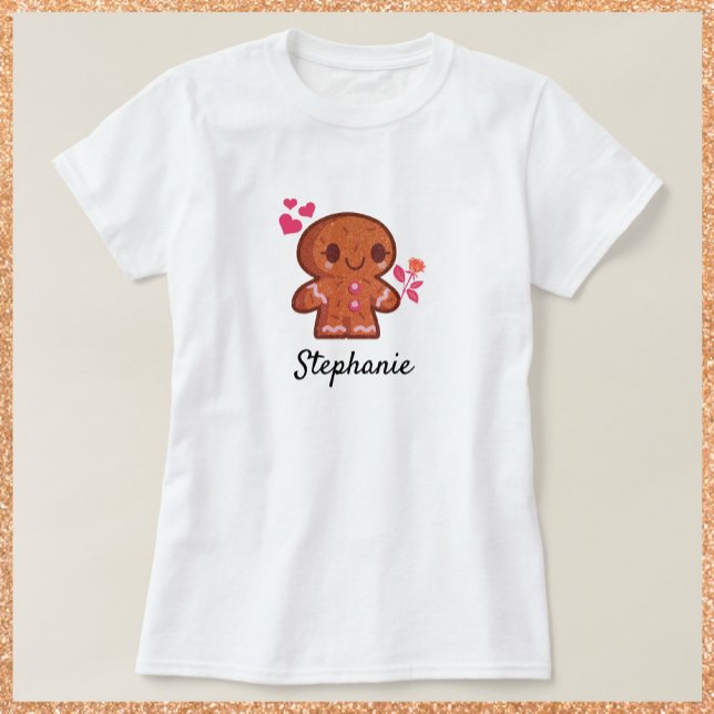 Cute Gingerbread Man T-Shirt (Creator Uploaded)