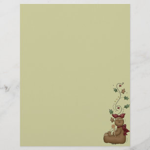 Cute Gingerbread Recipe Page