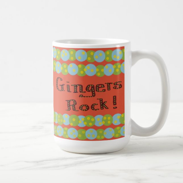 Cute "Gingers Rock" Mug (Right)