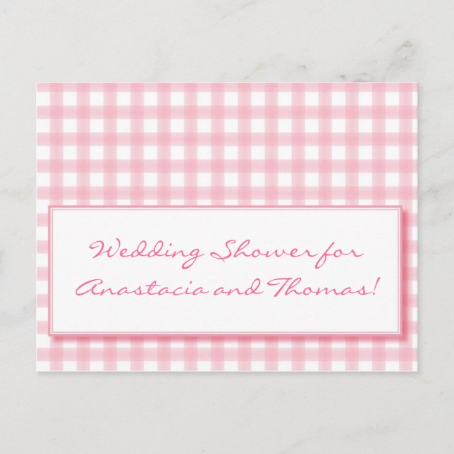 Cute Ginham Check Pattern Cards (Front)