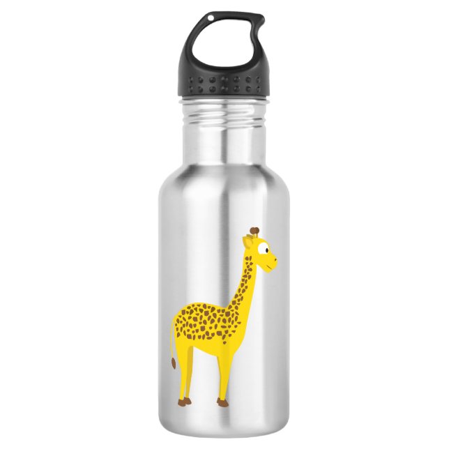 Cute Giraffe 710 Ml Water Bottle (Front)